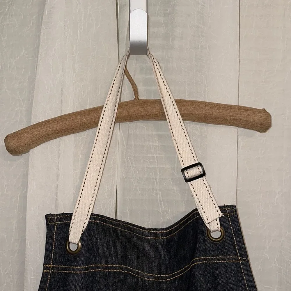 Premium Denim Chef Construction Gardening Cooking Grill Cotton Apron